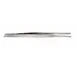 Browne USA 57516 Precision Tongs, 8" Straight Stainless Steel with Serrated Tip, Size 3"-9" 1 image