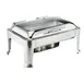Browne USA 575162 Chafer 9‑Qt Rectangular, 26½" L x 21½" W x 17½" H, Stainless Steel, Hinged Cover 1 image