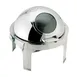 Browne USA 575167 Harmony Chafer, 7 Qt Round, 22-1/2" Dia x 20" H Stainless Steel, Roll‑Top Cover 1 image