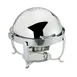 Browne USA 575171 7‑Qt Steel Chafing Dish, 22½" x 22½" x 20", Roll‑Top Cover, Includes Food Pan 1 image