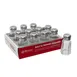 Browne USA 575224 Salt & Pepper Shaker Set, 1 oz, 1‑3/5" x 3" Glass Stainless Steel Top - 12/Set 1 image