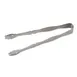 Browne USA 57525 Pom & Ice Tongs, 7-3/10" Stainless Steel, Scalloped, 7-8" Length 1 image