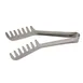 Browne USA 57533 Spaghetti Tongs, 7" Length, Stainless Steel Spring Steel, Blunted Tips 1 image