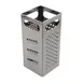 Browne USA 5753300 Grater, 4" x 4" x 9" Stainless Steel, 4 Surfaces Coarse, Medium Slicer & Julienne 1 image