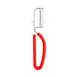 Browne USA 575436 Vegetable Peeler, 1" Stainless Serrated Blade with Protector, Cutter & TPE Handle 1 image