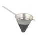 Browne USA 575515 China Cap Bouillon Strainer, 2-1/4 Qt, 8" Bowl, Fine Mesh, Stainless Steel, Hook 1 image