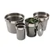 Browne USA 575581 Inset, 2-2/5 Qt 5-2/5" Dia, Stainless Steel Satin Interior, Mirror Polished 1 image