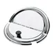 Browne USA 575589 Inset Cover, Notched Slotted With Hinge, Fits 7-1/4 Qt Pot, Stainless Steel 1 image