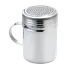 Browne USA 575674 Dredge Shaker, 16-Oz, 2-3/4"×5.5" H, Stainless with Handle, 1.9 mm Holes Lid 1 image