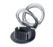 Browne USA 575685 Egg Slicer 4-1/2" x 3-1/2" Steel Wires/Pin, RubCoat Guides, Slip‑Base, Nickel‑Zinc 1 image