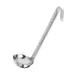 Browne USA 575726 Demi Ladle, 0.5 oz, 4.8" Length, Stainless Steel, Grooved Handle, 1 mm Thickness 1 image