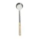 Browne USA 5757430 Portion Spoon – 3 oz, 10-4/5" Length, Beige Handle, Steel, Heat‑Resistant 392°F 1 image