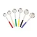 Browne USA 5757451 Portion Control Spoon - 5 oz, 10-4/5" perforated stainless steel, Yellow Handle 2 image