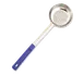 Browne USA 5757481 Spoon, 8 Oz, 10-4/5" Length, Perforated Stainless Steel, Blue PP Handle 1 image