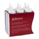 Browne USA 57800800 Squeeze Bottle, 8 Oz Clear Polyethylene, No‑Drip Tip, Clear Cap - 6/Set 2 image