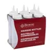 Browne USA 57800800 Squeeze Bottle, 8 Oz Clear Polyethylene, No‑Drip Tip, Clear Cap - 6/Set 1 image