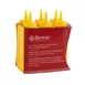 Browne USA 57800817 Squeeze Bottle, 8 oz Polyethylene, Yellow Bottle & Cap, Single Tip - 6/Set 2 image
