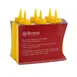 Browne USA 57801217 Squeeze Bottle, 12 Oz Yellow Polyethylene Mustard With Single No‑Drip Tip, 6/Set 2 image