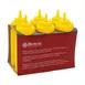 Browne USA 57801717 - 16 oz Yellow Polyethylene Squeeze Bottle, Wide Mouth, No‑Drip Tip - 6/Set 2 image