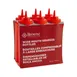 Browne USA 57802505 Squeeze Bottle, 24 oz Red Polyethylene, Wide Mouth, No‑Drip Single Tip - 6/Set 1 image