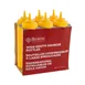Browne USA 57802517 Squeeze Bottle, 24 oz, Wide Mouth, No‑Drip Tip, Polyethylene Yellow, 6/Set 1 image