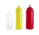 Browne USA 57803205 Red Polyethylene 32 oz Squeeze Bottle, Wide Mouth, Single No-Drip Tip 2 image