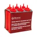 Browne USA 57803305 Squeeze Bottle, 32 Oz Red Polyethylene, Wide Mouth Single Tip - 6/Set 1 image