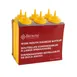 Browne USA 57803317 Squeeze Bottle, 32 oz Yellow Polyethylene, Wide‑Mouth No‑Drip Tip - 6/Set 1 image