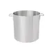 Browne USA 5813140 40‑Qt Stock Pot, 14½"×14¼" Aluminum, Natural, Riveted Handles, NSF 1 image