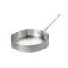 Browne USA 5813703 Thermalloy 3-Qt 9"×2½" Aluminum Sauté Pan, Natural Riveted Handle, No Cover 1 image