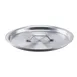 Browne USA 5815428 Thermalloy Brazier Cover, 20-8/10" x 2-3/4" H, Round Flat Aluminum Lid 1 image
