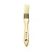 Browne USA 61200-1 Pastry Brush, 1" Flat Wood Handle, 100% Pure Boar Bristle, Sealed ABS Ferrules 1 image