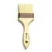 Browne USA 61200-3 Pastry Brush, 3" Flat Sealed, 100% Pure Boar Bristle, Wood Handle, ABS Ferrules 1 image