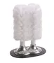 Browne USA 616112 Manual Glass Brush, 8½" Double Head, Suction Base, White Nylon Brushes – 2 Brush 1 image