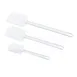 Browne USA 71777 Scraper Spatula, 16.3" Length, White Handle, Plastic Blade, Heat‑Resistant 200°F 1 image