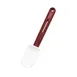 Browne USA 71782 Spoonula, 10.5" Red Handle, Silicone Blade, Polypropylene Grip, High Heat to 500°F 1 image
