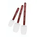 Browne USA 71785 Spoonula, 14" Red Silicone Blade, Polypropylene Handle, High Heat 500°F 2 image