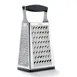 Browne USA 746850 - 4‑Sided Box Grater, 4.75" L x 3.5" W x 9.5" H, SS/Plastic, Surface Glide 1 image