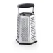Browne USA 746877 Box Grater, 5.6" L x 4.75" W x 9.5" H, Stainless, Surface Glide, Dishwasher Safe 1 image