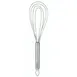 Browne USA 74696811 Flat Whisk, 8" Length, Stainless Steel with Non‑Stick Frosted Coating 1 image