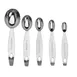Browne USA 747002 5‑Piece Measuring Spoon Set, Nesting 1/8‑1 Tbsp Spoons, Stainless Steel - Set 2 image