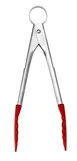 Browne USA 74708505 Utility Tongs – 7" Red Mini, LFGB Silicone Tips, Dishwasher Safe, Hanging Loop 1 image