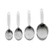 Browne USA 747141 Cup Set – 4‑Piece Stainless Steel Cups (1 Cup, 1/2, 1/3, 1/4), Engraved - Set 1 image