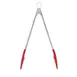 Browne USA 74717805 Tongs – 12" Red Silicone‑Tipped, 11" L, Lock, 425°F Heat‑Resist, Dishwasher Safe 1 image