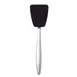 Browne USA 74737202 8" Black Turner, Steel Handle Heat-Resistant to 425°F, Non-Slip, Dishwasher Safe 1 image