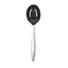 Browne USA 74737702 8" Slotted Serving Spoon, Black Stainless Steel Handle, Dishwasher Safe 1 image