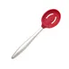 Browne USA 74737705 Cuisipro Piccolo 8" Slotted Spoon Red Handle 425°F Heat‑Resistant 1 image