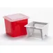 Browne USA 74742605 CUISIPRO Yogurt Cheese Maker, 5.7" L x 5.7" W x 4.7" H, 3C to 1C Cheese 24h, Red 1 image