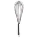 Browne USA 74765299 Piano Whisk, 12" x 3" x 3", Stainless Steel Wires, Heat‑Resistant Handles 1 image