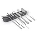 Browne USA 74790609 - Cutlery Case V2, Gray, 8‑Piece, 9.84×2.36", Plastic/Steel, Dishwasher Safe- Set 1 image